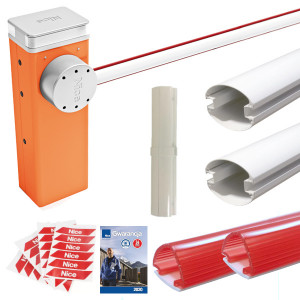 NICE ZESTAW M7BAR do 7 m - Szlaban z ramieniem owalnym 7 m