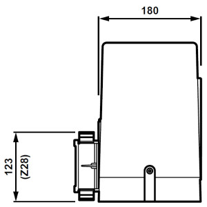 FAAC C720 - Napęd do bramy przesuwnej do 400 kg