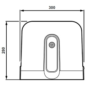 FAAC C720 - Napęd do bramy przesuwnej do 400 kg