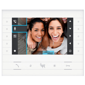 CAME FUTURA X1 BK - monitor głośnomówiący 2-żyłowy, ekran 7" - biały