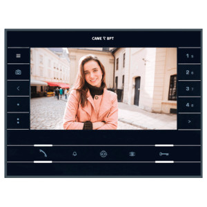 CAME FUTURA X2 BK - monitor głośnomówiący 2-żyłowy x2  - czarny