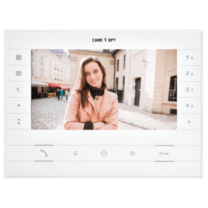 CAME FUTURA X2 WH - monitor głośnomówiący 2-żyłowy x2  - biały