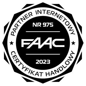 FAAC 741 - Zestaw do bramy przesuwnej do 900 kg Listwa