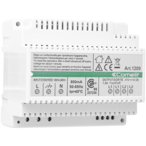 COMELIT 1209 - Zasilacz 2-żyłowy