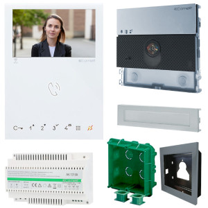 COMELIT KVU8190W - Zestaw domofonowy ULTRA MINI WIFI bezsłuchawkowy