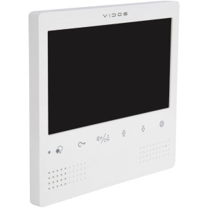 VIDOS M1023W-2 - Monitor głośnomówiący, ekran 7" kolor biały
