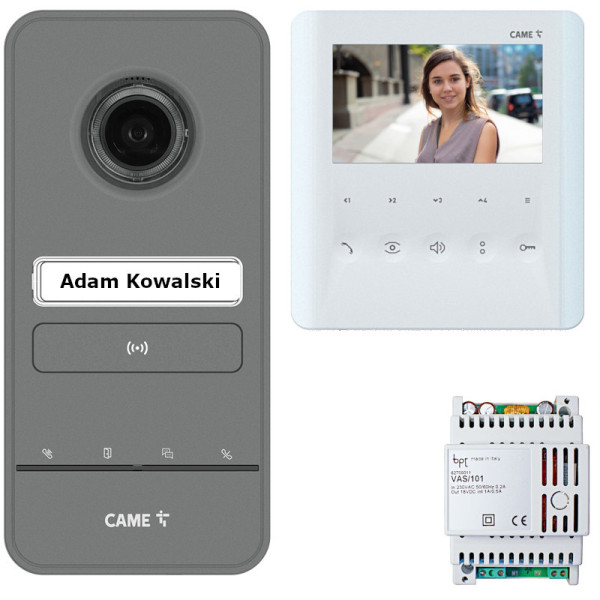 CAME PLXLHSVKIT (8K40CF-021) - Głośnomówiący zestaw wideodomofonowy 5"
