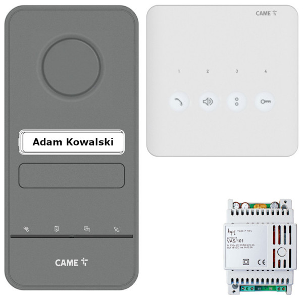 CAME PLXLHSAKIT - Głośnomówiący zestaw domofonowy