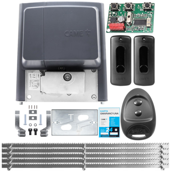 CAME BX STRONG - Zestaw do bramy przesuwnej do 800 kg + listwa zębata