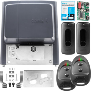 CAME BX STRONG - Zestaw do bramy przesuwnej 800kg 2 x SPACE SP2