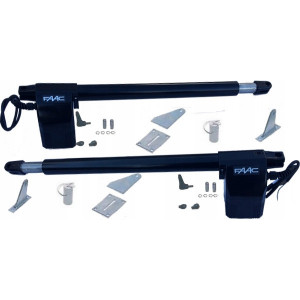 FAAC 414 SHORT - Zestaw do bramy dwuskrzydłowej do 6 m | 3 piloty