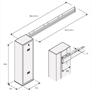 BENINCA VE.650 - Jednostka centralna szlabanu