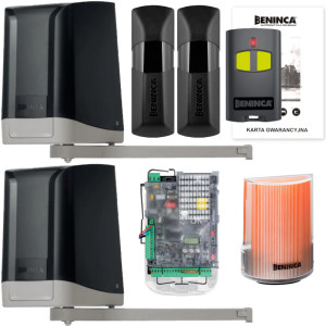 BENINCA KSAM24.PM - Zestaw automatyki do bramy skrzydłowej do 2,5 m