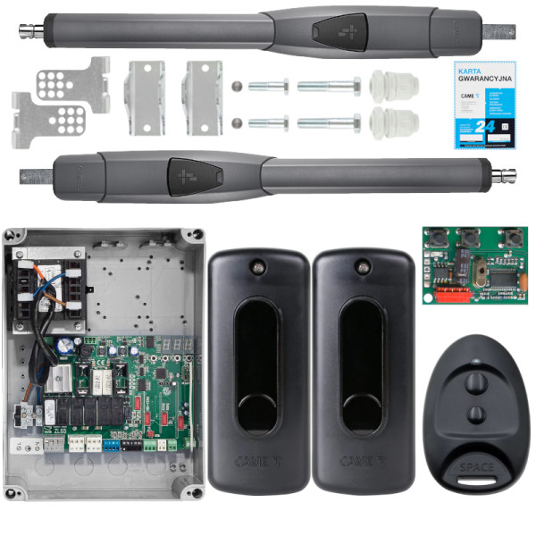 Zestaw CAME ATS SAFE LONG ATS50DGM - Zestaw do bramy dwuskrzydłowej do 10 m