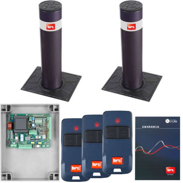 Zestaw BFT STOPPY B 115/500 - 2 Zapory drogowe do średniego natężenia ruchu