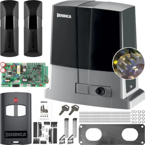 BENINCA KBULL5OM.S.PM - Zestaw do bramy przesuwnej do 500kg | Przekładnia w kąpieli olejowej