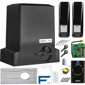 Nowy FAAC 741 DELTA 3 - Zestaw do bramy przesuwnej 900 kg SLH