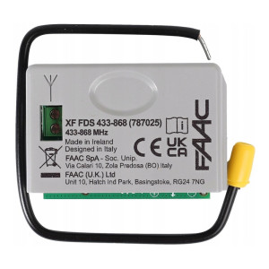 FAAC 787025 XF FDS - Moduł radiowy 433-868 MHz