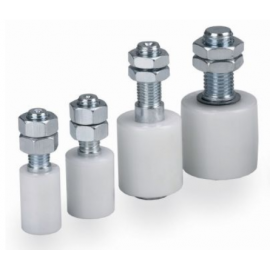 HI MOTIONS Białe Nylonowe rolki 25x40x42x12