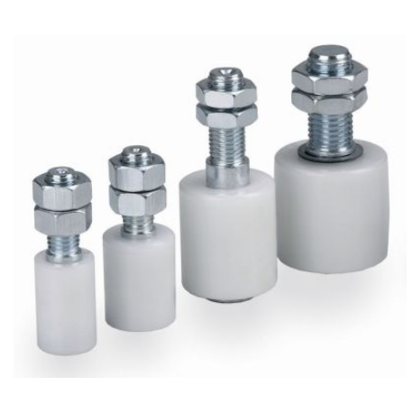 HI MOTIONS Białe Nylonowe rolki 25x40x42x12